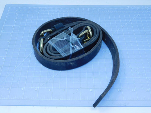 Lot of 2    Leather Black Belt w Dog Leesh Holder For Sale