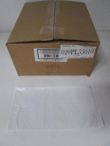 LOT OF 1000 NEWBOND 020PL55010 PR-18 PACKING LIST ENVELOPES T47462