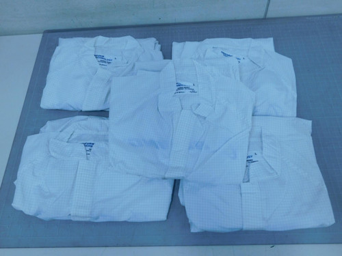 Lot of 5 Uniform Technology CFRVC-65WH  Paint Spray Coveralls Light Blue L For Sale