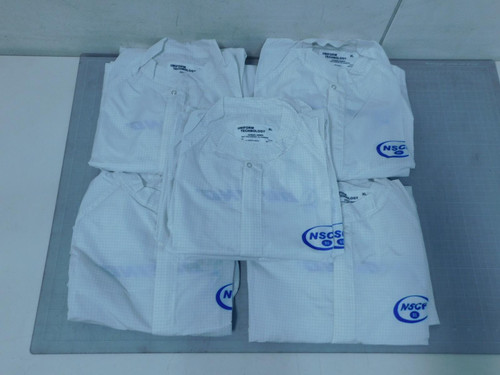Lot of 5 Uniform Technology CFRZC-65WH  Paint Spray Coveralls White XL For Sale