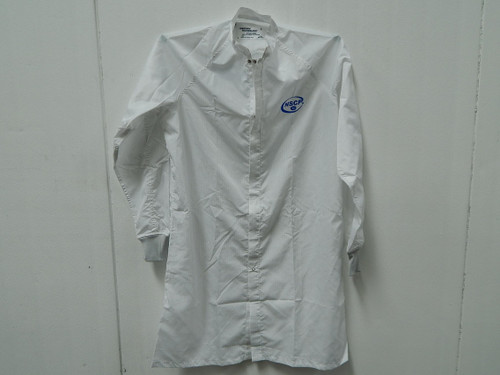 Lot of 10 Uniform Technology CFRZC-65WH  Lab Coat Smock L For Sale