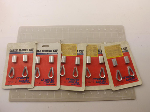 LOT OF 5 CHAMP CABLE PRODUCTS 4KH29-2 4409-13 3/18''-6 CABLE SLEEVE KIT T47638