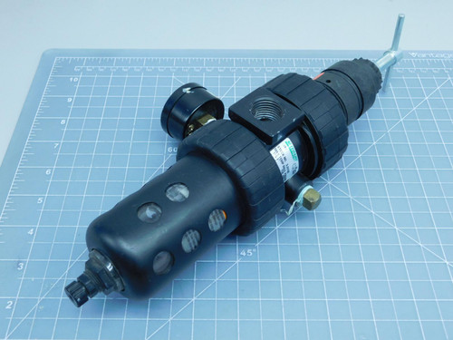 Speedaire 3JV30  Filter Regulator Unit w/ Pressure Gauge For Sale