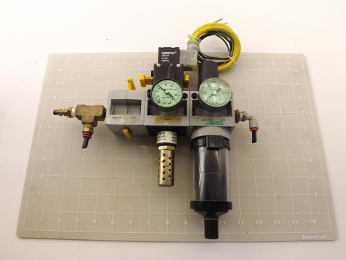 NUMATICS C22D-03C VS22-02 PNEUMATIC FILTER REGULATOR ASSEMBLY T47791