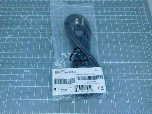 Lot of 37 Extreme Networks 16574   200 Series Power Cord-AM For Sale