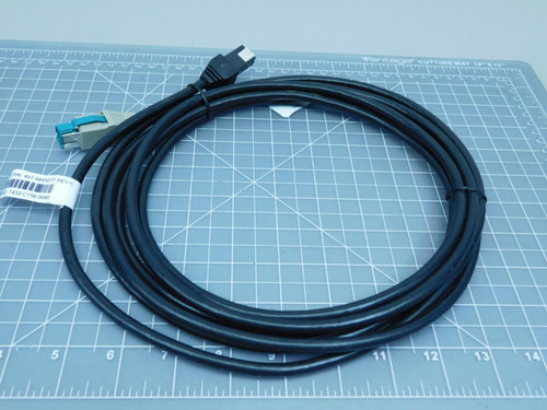 Lot of 2  NCR 497- 0445077   POS Cash Register Power Control Cable Black For Sale