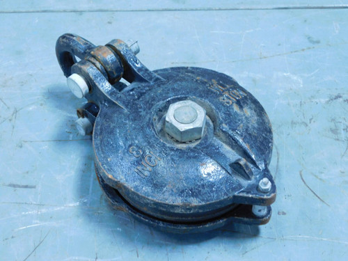 8 In Sheave Snatch Yarding Pulley Block 3/4 Inch Wire Rope, WLL 8 Ton For Sale