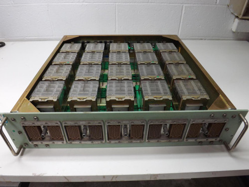 APS AUTOMATIC PRODUCTION SYSTEMS 808132 SWITCHING MODULE W 20 GTE AUTOMATIC ELECTRIC PP-70217-A28 RELAYS