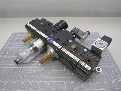 Rexroth 1824210243 0821300930 Directional Control Valves W/ Distribution Block For Sale