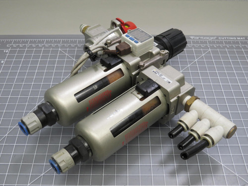 SMC VHS30-02 AW30K-02CE1 Pneumatic Filter / Regulator For Sale