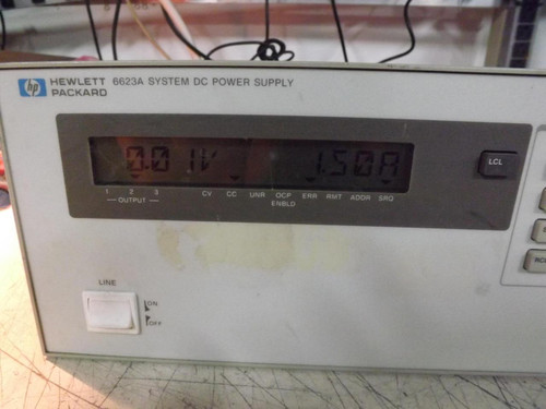 HP HEWLETT PACKARD 6623A SYSTEM DC POWER SUPPLY T47895