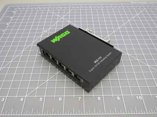 Wago 852-111  5-Port 10/100 Industrial Switch For Sale