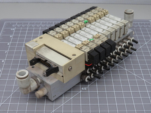 CKD 4GB119-A2N SOLENOID VALVES W/ MANIFOLD T156599