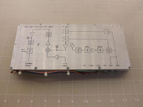 PROTELEVISION TECHNOLOGIES 400810897230 UNIT 3 INPUT LEVEL CONTROL & 1.MIXER T48216
