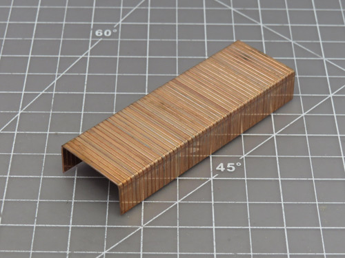 Lot of 2500 Carton C 5/8 2500 32/15  Closing Copper Industrial Staples For Sale