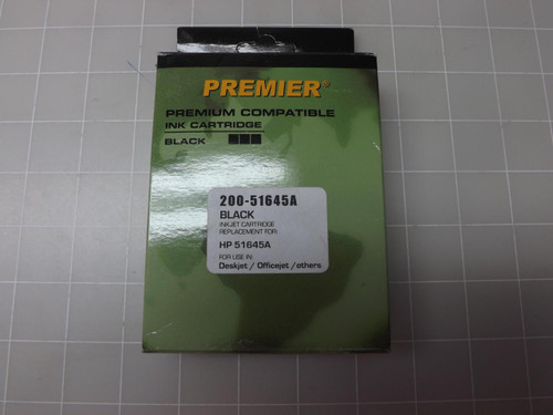 HP HEWLETT PACKARD 200-51645A BLACK INK CARTRIDGE T48312