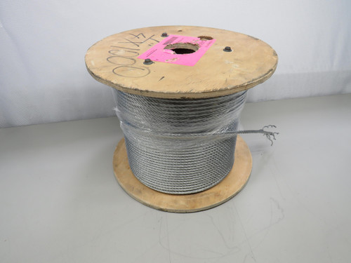 1/4 In 7x19 Galvanized Cable Reel 750 FT For Sale