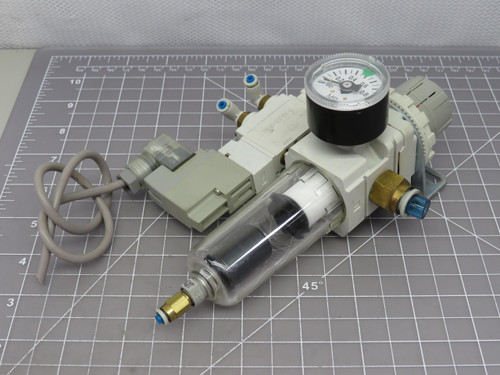 SMC AW20-F01C-A SY5120-5DZ-01F-Q Filter Regulator with Control Valve For Sale