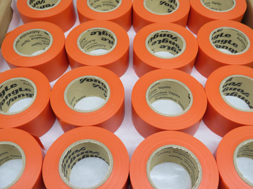 Lot of 128 Automotive Tapes 26-4510-3C  Vinyl Dark Orange Tape For Sale