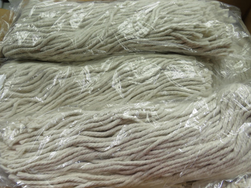 Lot of 20 Protection Products Inc. 16OZ  0612-B Mop Head Cotton Without Fantail For Sale