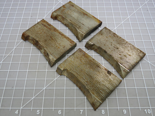 Lot of 4    Corrugated Back Molding Knives For Sale