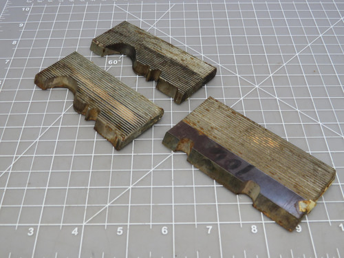 Lot of 3    Corrugated Back Molding Knives For Sale