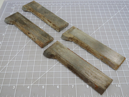Lot of 4    Corrugated Back Molding Knives For Sale