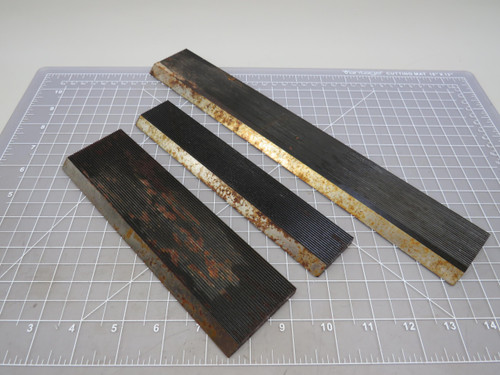 Lot of 3    Corrugated Back Molding Knives For Sale