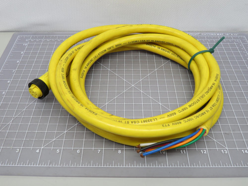 Woodhead 206000A01F120  6 Pin 12Ft. Cordset Cable For Sale