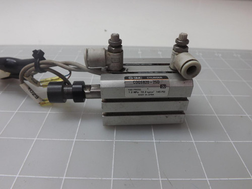 SMC CDQSB20-25D DOUBLE ACTING SINGLE ROD CYLINDER T48728