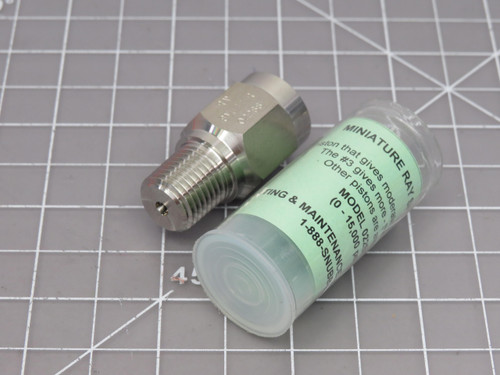 0008416   022SS Miniature Ray Snubber 0-15000 PSI For Sale