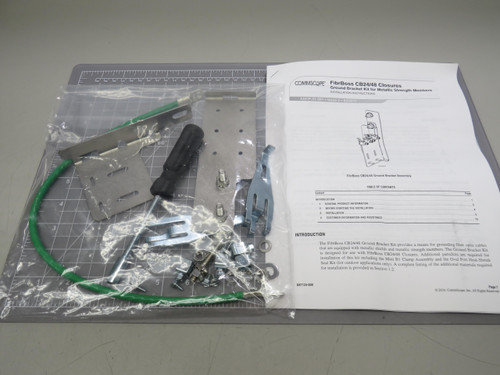 Commscope 629538-000 FIBRB-ACC-CB24/48GRNDATT FibrBoss CB24/48 closures Ground Bracket Kit For Sale