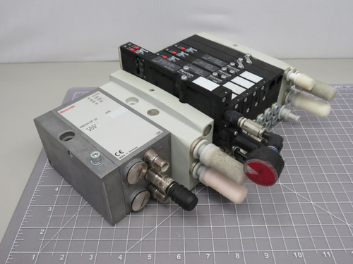 Rexroth RMV04-DP_32 R412008036 Manifold w/Valves For Sale