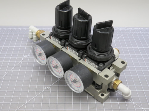 SMC EARM2500-A-F02  Pressure Regulator Manifold Assembly For Sale