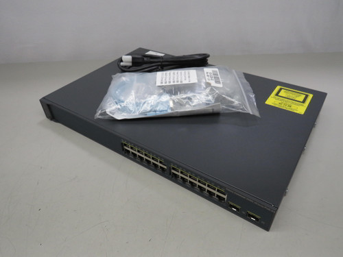 Cisco WS-C3560V2-24PS-S  24-Port 10/100 PoE 2 GigE SFP Managed Switch 2560 v2 Series POE-24 For Sale