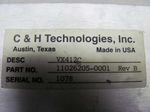 C&H TECHNOLOGIES VX412C REV 1 T1280