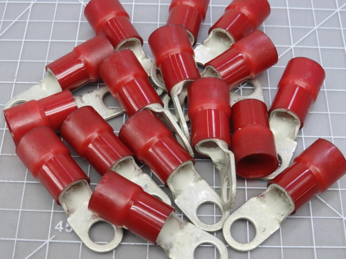 Lot of 16  612-7686 35522 Ring Terminal 2 GA 3/8 In Nylon R For Sale