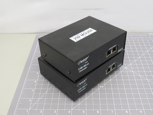 Lot of 2 Black Box ACU4222A 14S06/M04 Micro KVM Console/Extender For Sale