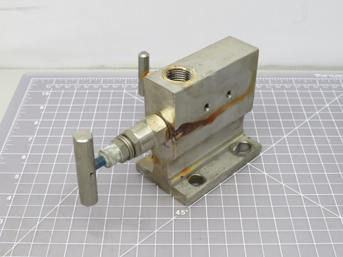 Century Valve CM10-2  Two Valve Instrument Manifold SS Teflon 6000psi For Sale