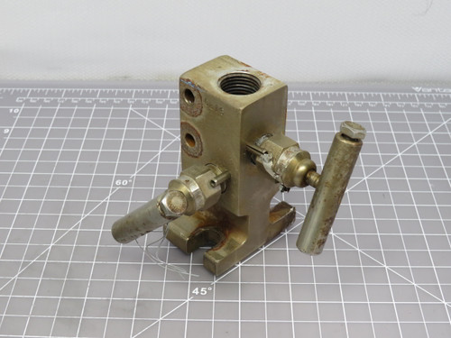 PGI International M-616SCJ-MHW9  Two Valve Instrument Manifold SS Teflon 10000psi For Sale