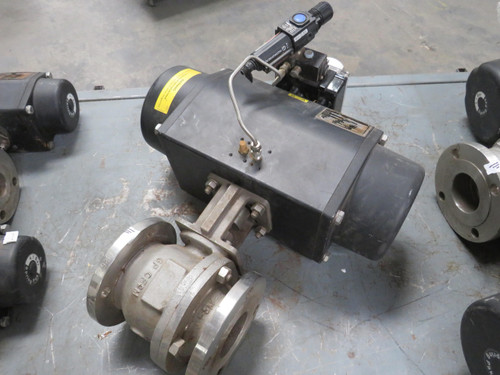 TYCO F79U-065STC 384518 SINGLE ACTING ACTUATOR BALL VALVE 3 INCH 316SS R/F T166142