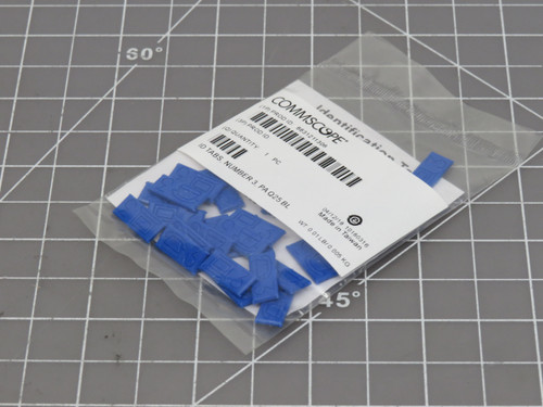 Lot of 325 Commscope 6631211306  Identification Tabs Icons #3 Blue For Sale
