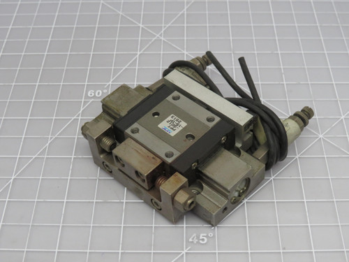 Lot of 2 NOK PPT-SD12-15-TP  Pneumatic Rail Type Slider Cylinder For Sale