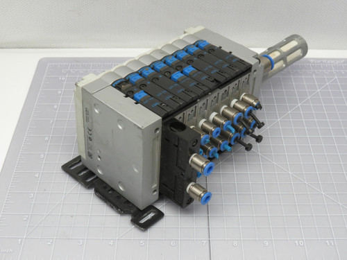 FESTO CPV14-GE-FB-8 18262 B707 8-WAY MANIFOLD T169131