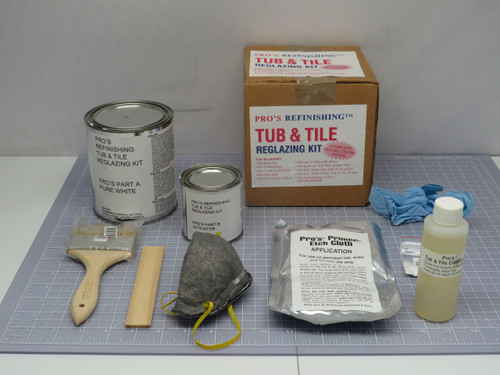 Pro´s Refinishing   Tube and Tile Reglazing Kit For Sale