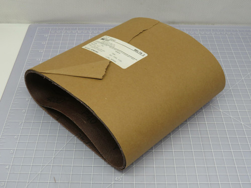Lot of 10 3M 463D 06945 RB Cloth Belts Sine Wave Splice P40 Sand Paper For Sale