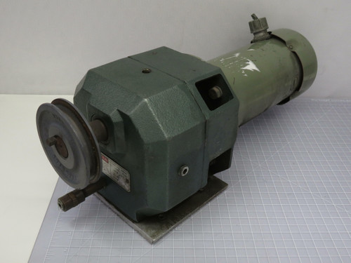 Medium Size Industrial Motor w Reducer & Pulley For Sale