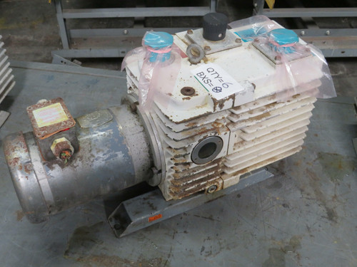 Leybold D30A   Trivac Dual Stage Rotary Vane Vacuum Pump Motor For Sale