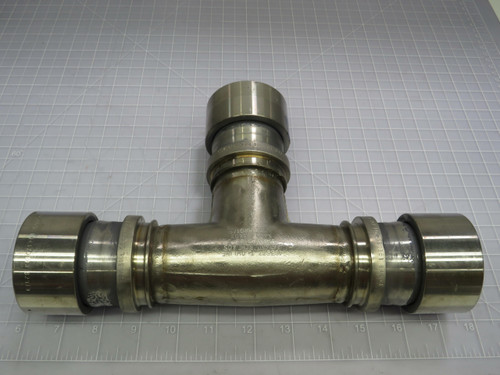 Lockring SS40-TEE-P24  1 1/2 in Tee Stainless Steel Fitting For Sale