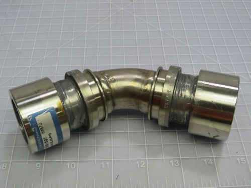 Lockring SS40-EL45-P16  1 In Stainless Steel Pipe Fitting For Sale
